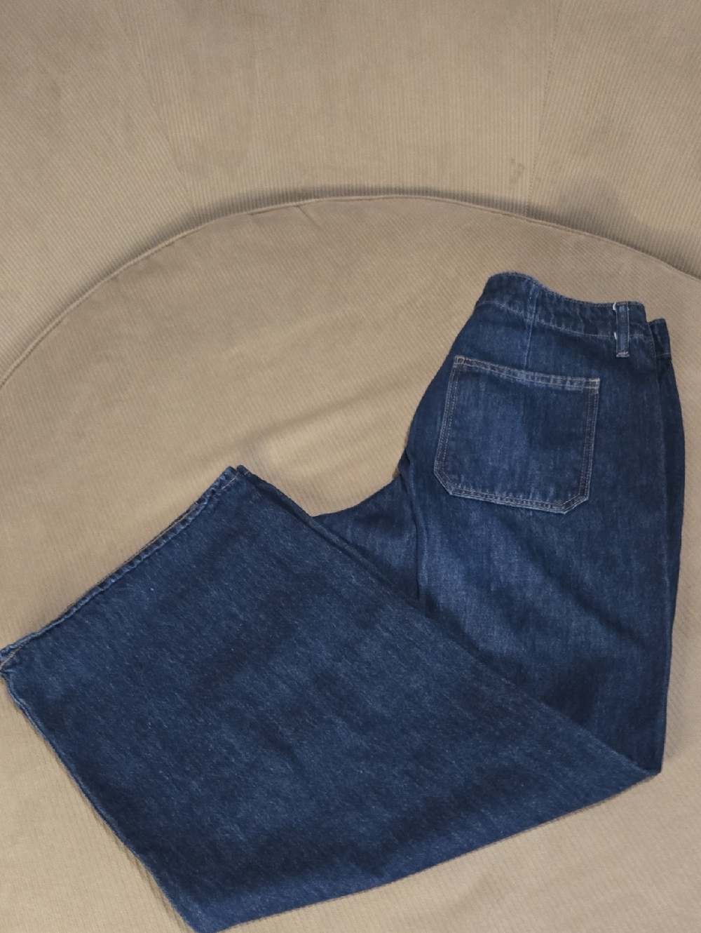 Old Navy- SIZE 8 Dark Blue Relaxed Jeans, WIDE LEGS